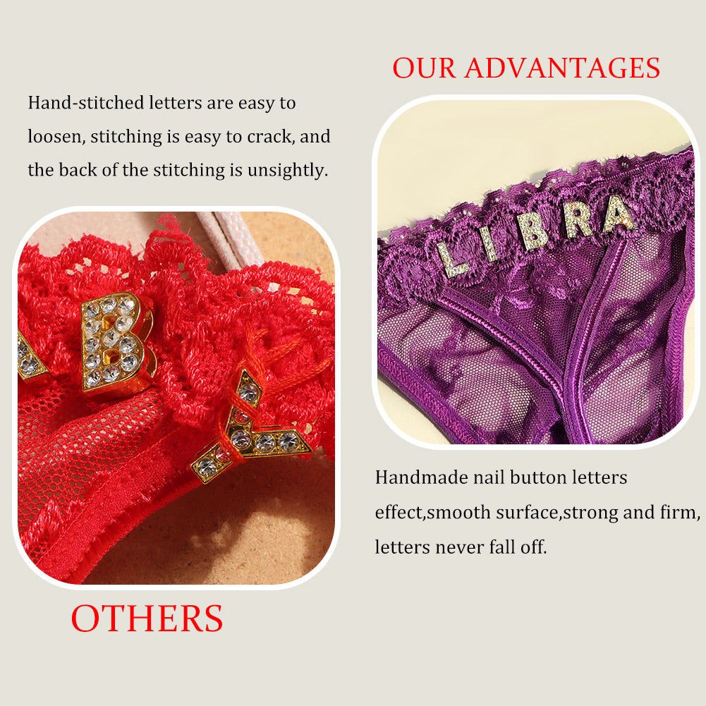 2-Pack Personalized Thongs with Names