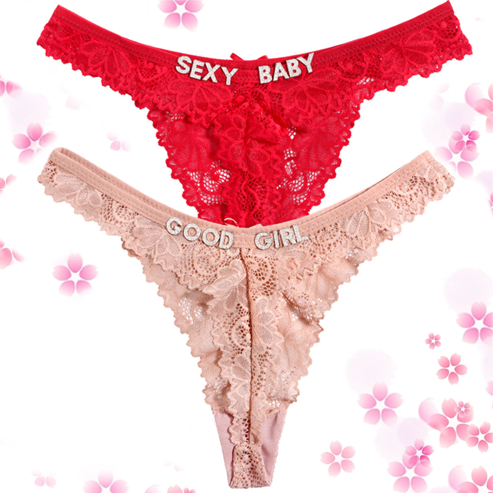 2-Pack Personalized Thongs with Names