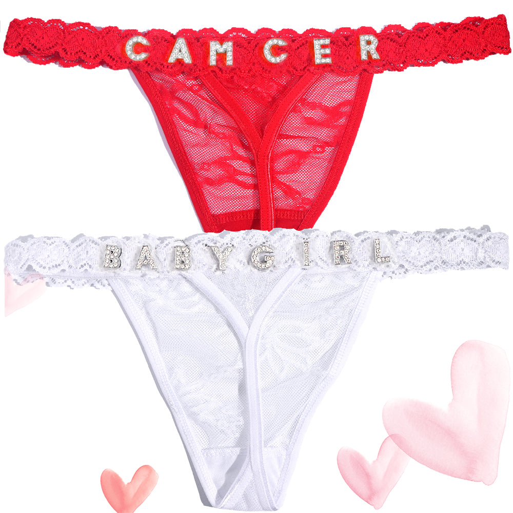 2-Pack Personalized Thongs with Names