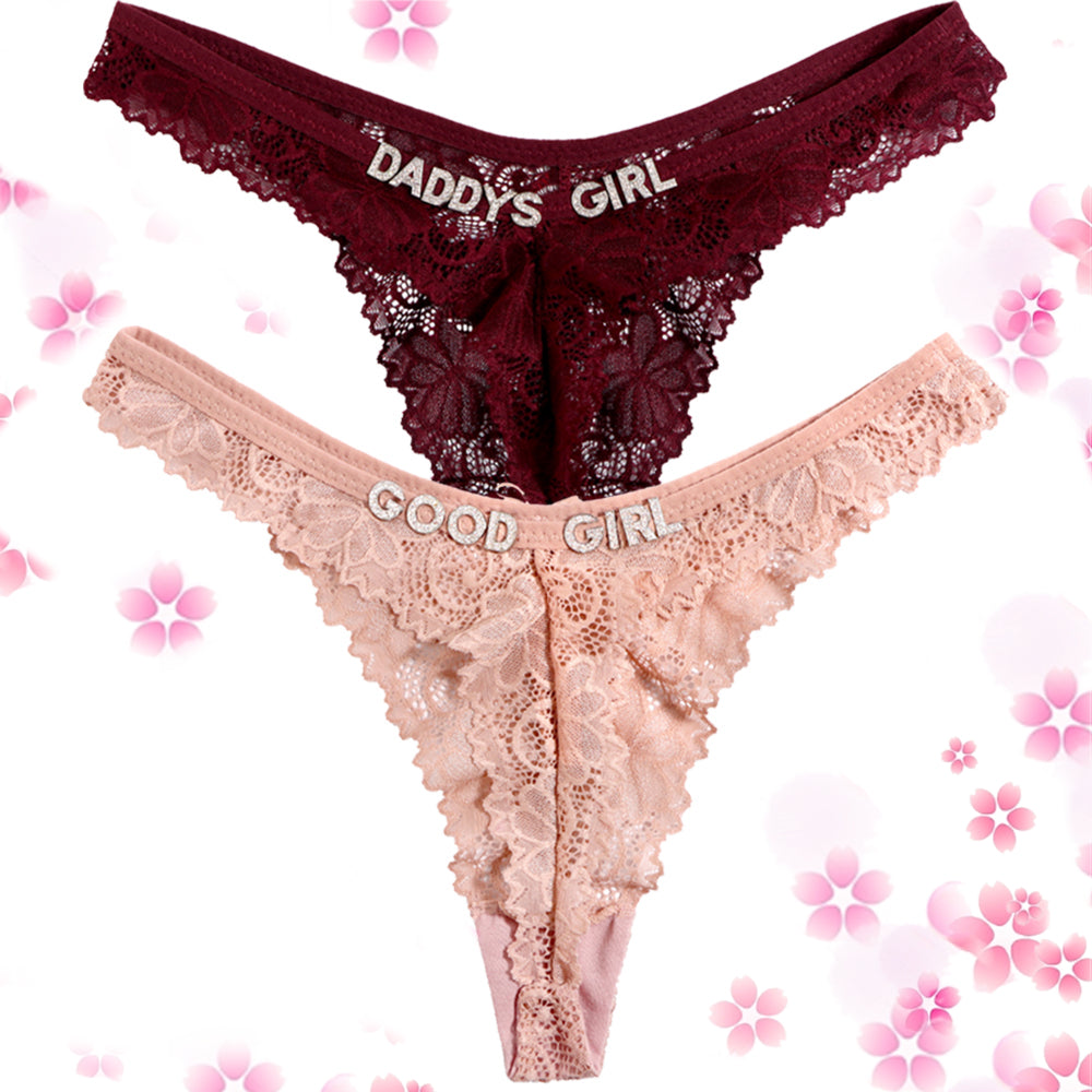 2-Pack Personalized Thongs with Names