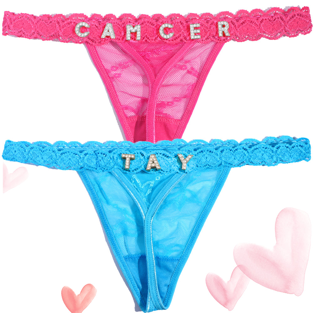2-Pack Personalized Thongs with Names