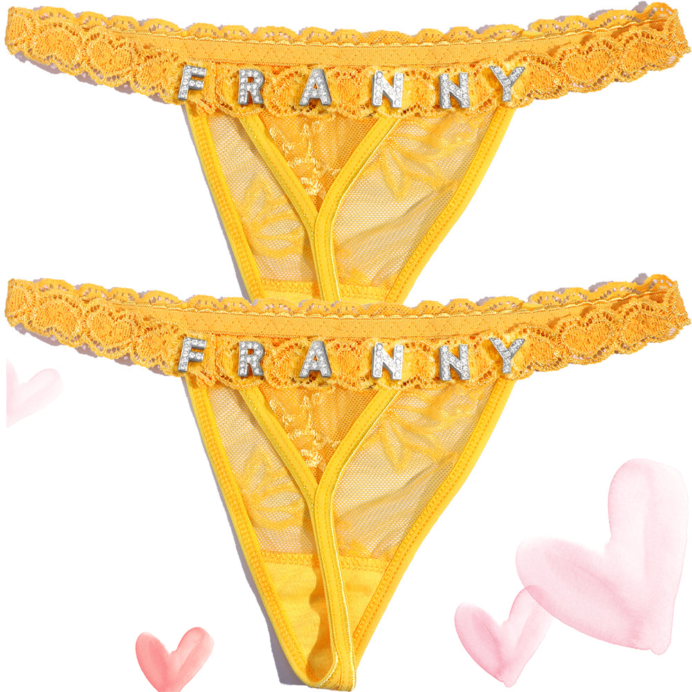 2-Pack Personalized Thongs with Names