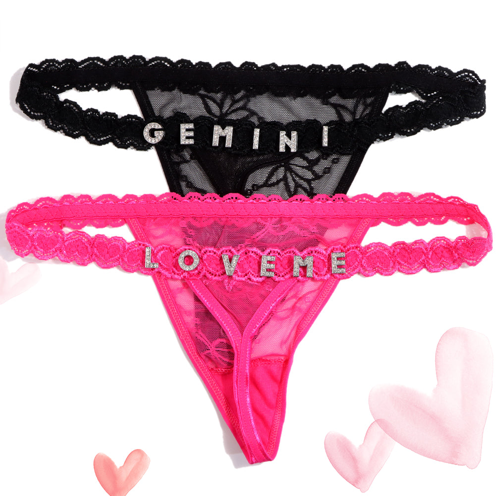 2-Pack Personalized Thongs with Names
