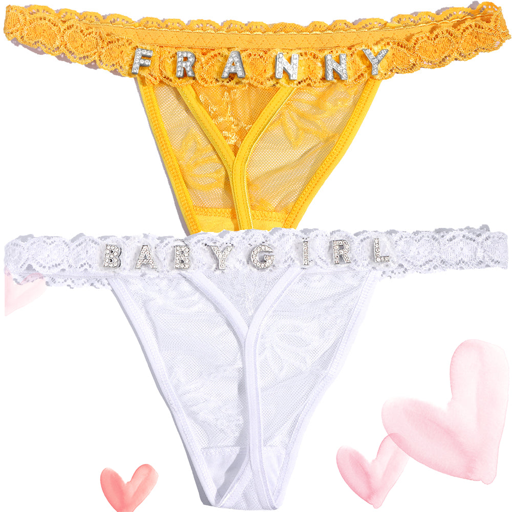 2-Pack Personalized Thongs with Names