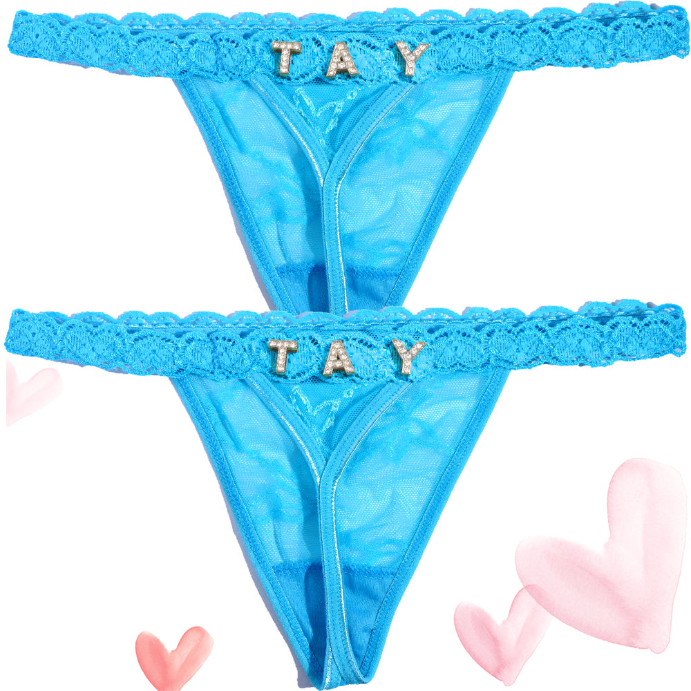 2-Pack Personalized Thongs with Names