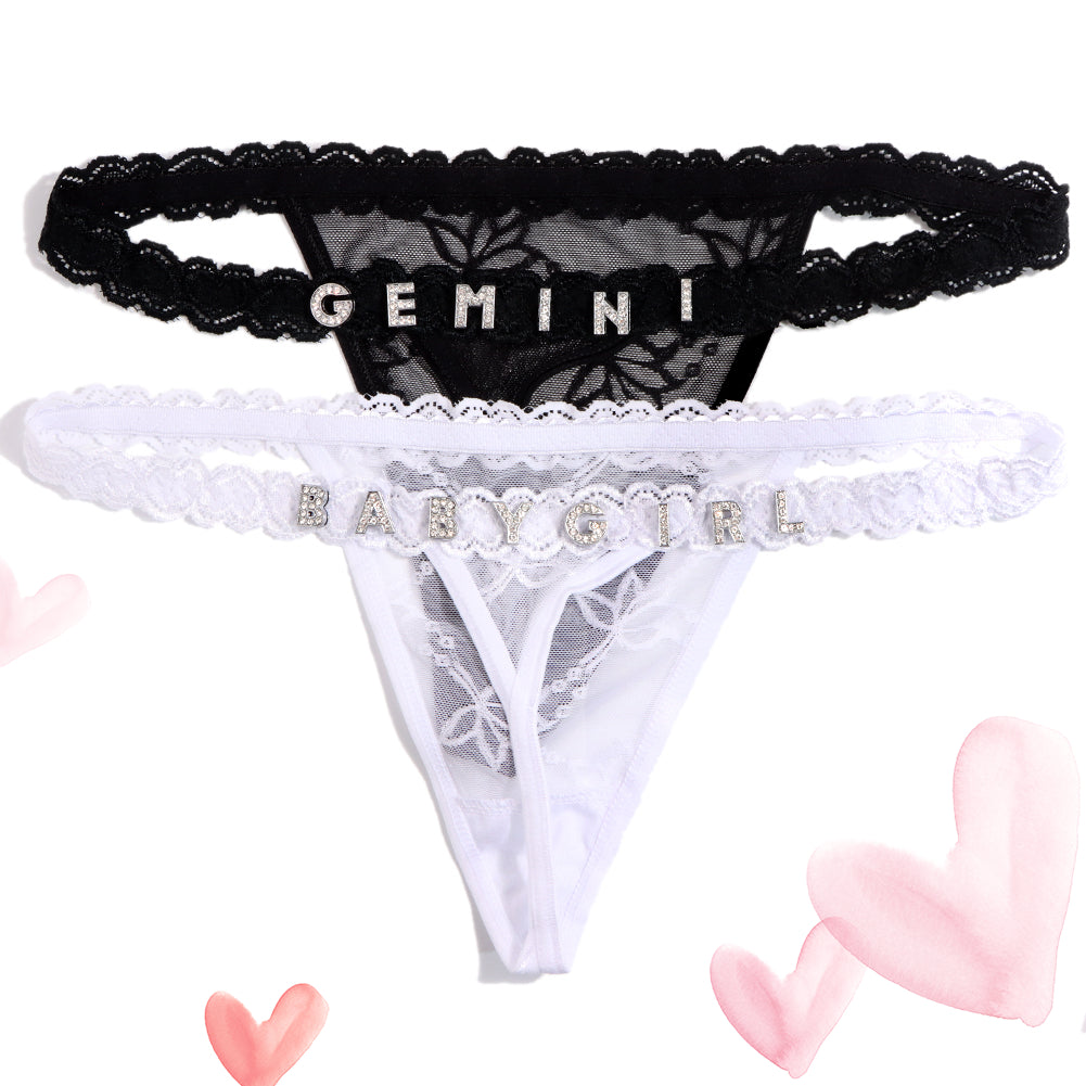 2-Pack Personalized Thongs with Names