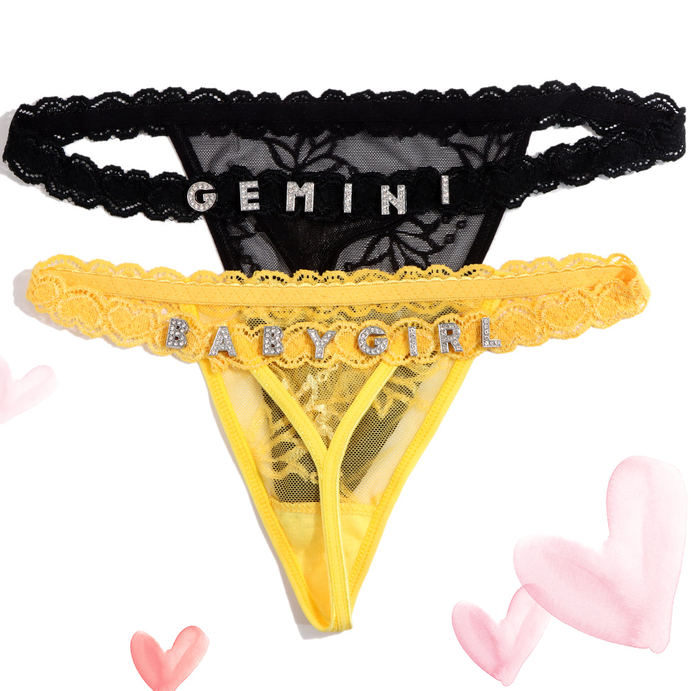 2-Pack Personalized Thongs with Names