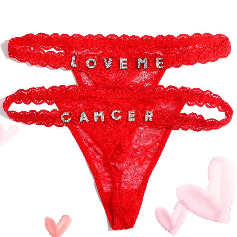 2-Pack Personalized Thongs with Names
