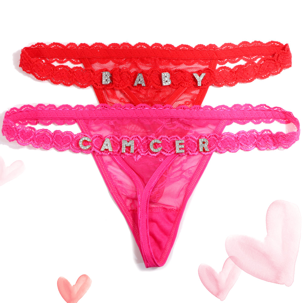 2-Pack Personalized Thongs with Names