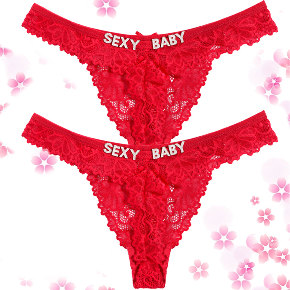 2-Pack Personalized Thongs with Names