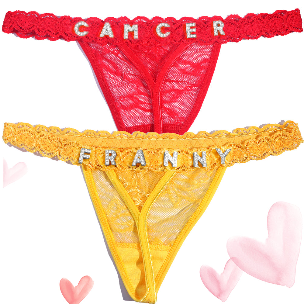 2-Pack Personalized Thongs with Names