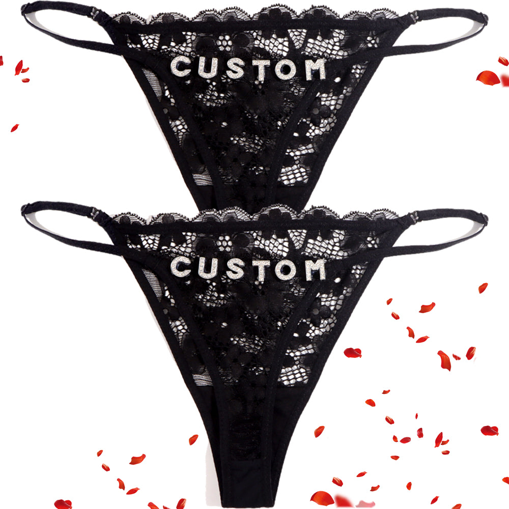 2-Pack Personalized Custom Thongs