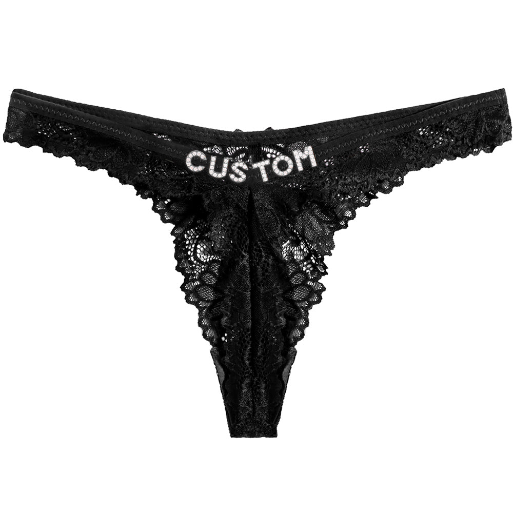 Personalized custom g-string intimate sleepwear