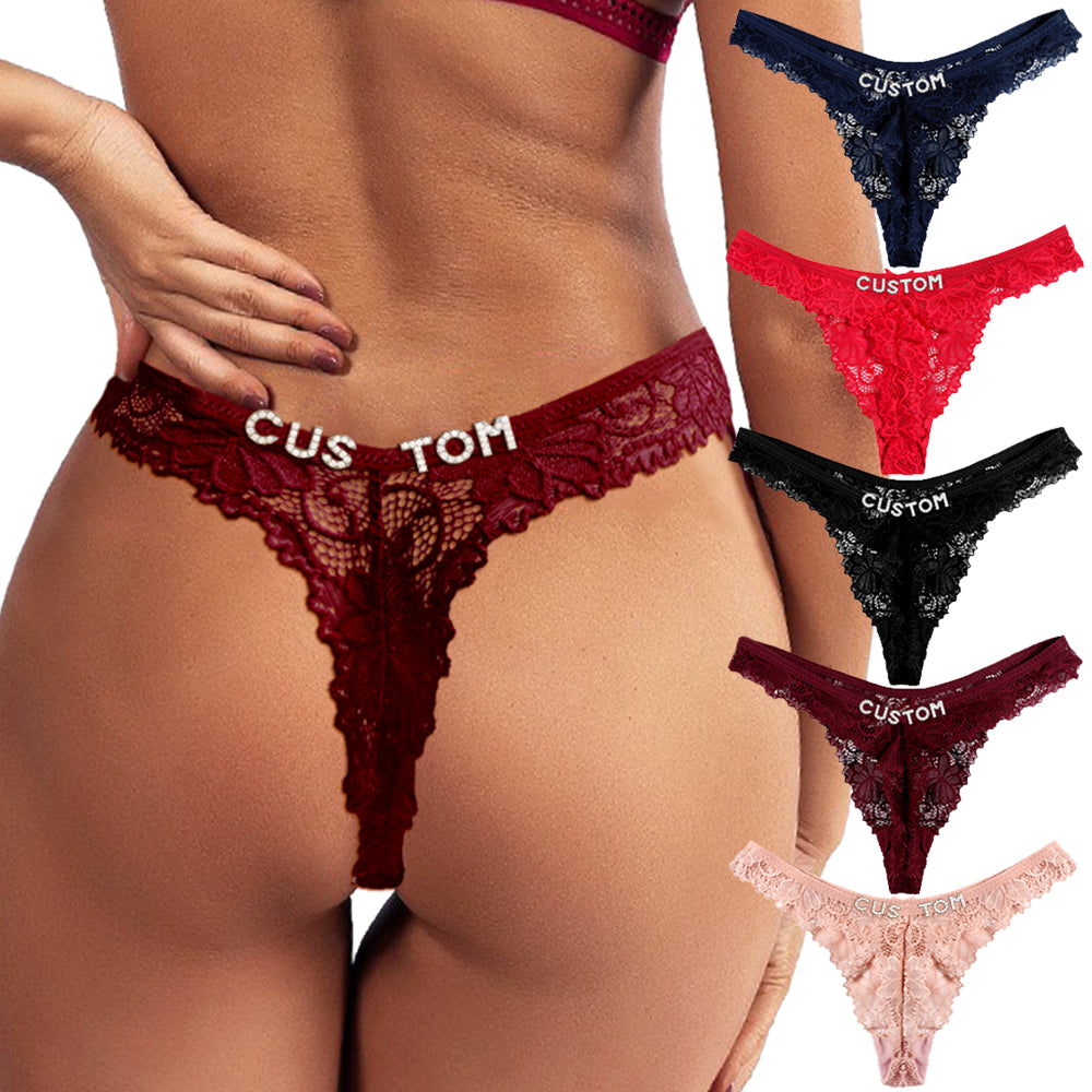 2-Pack Personalized Thongs with Names