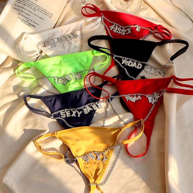 Personalized Custom Thongs with Names