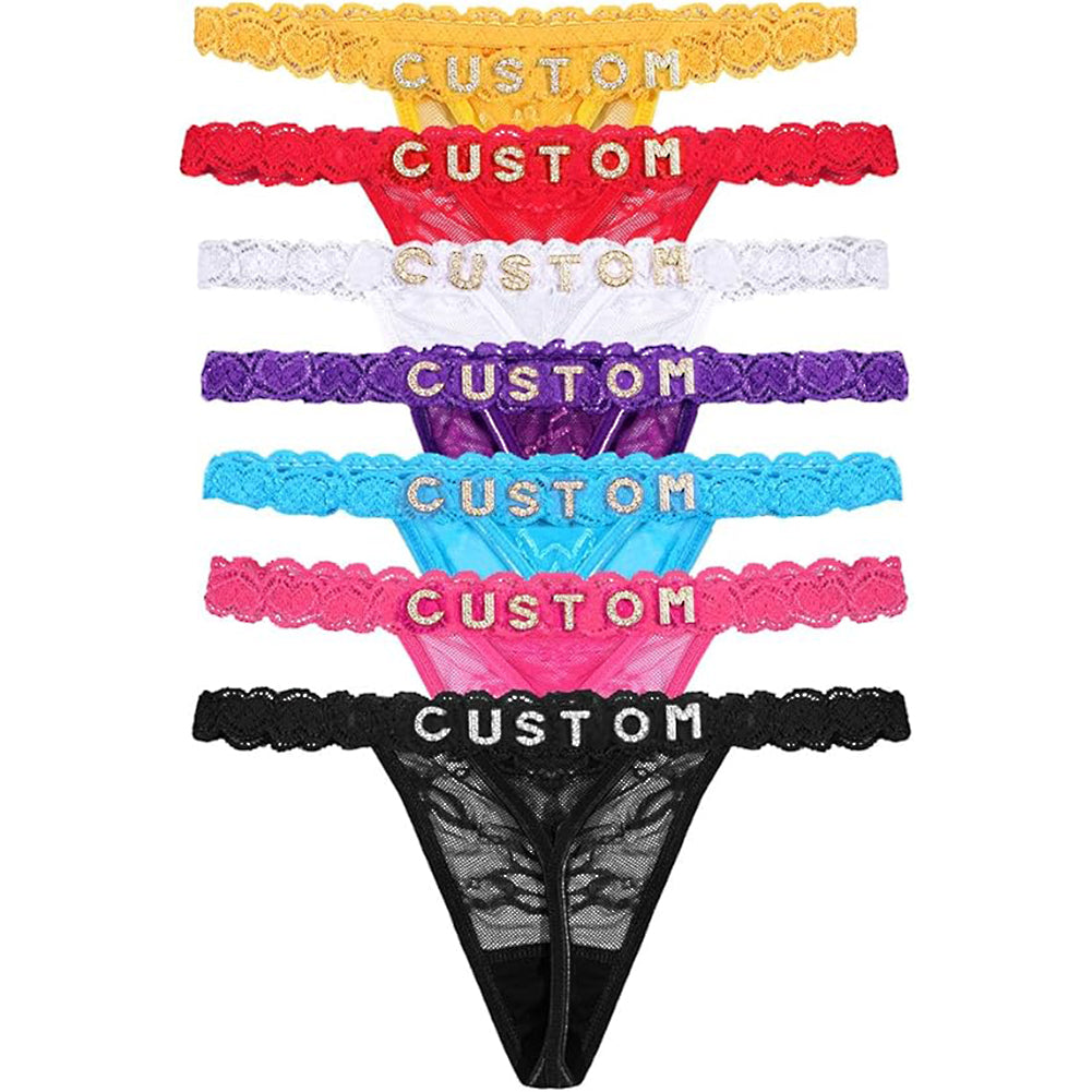 2-Pack Personalized Thongs with Names
