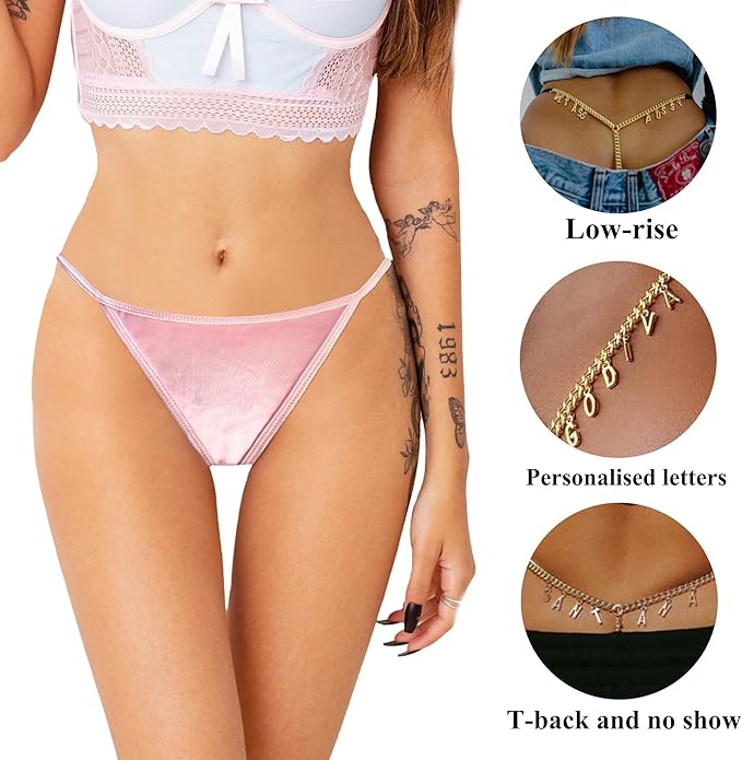 Personalized Custom LetterThongs with Names