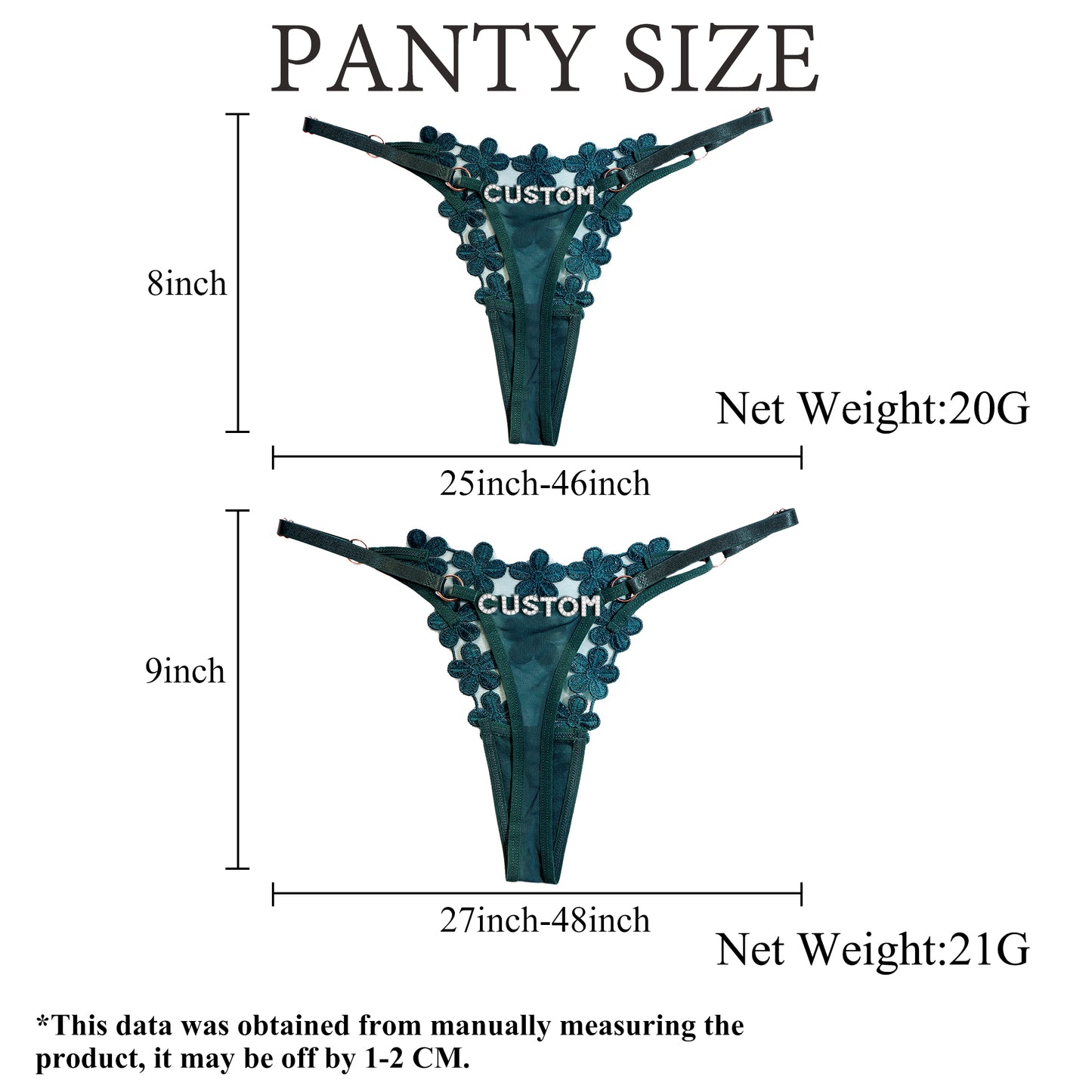 Personalized Custom Names women's lingerie