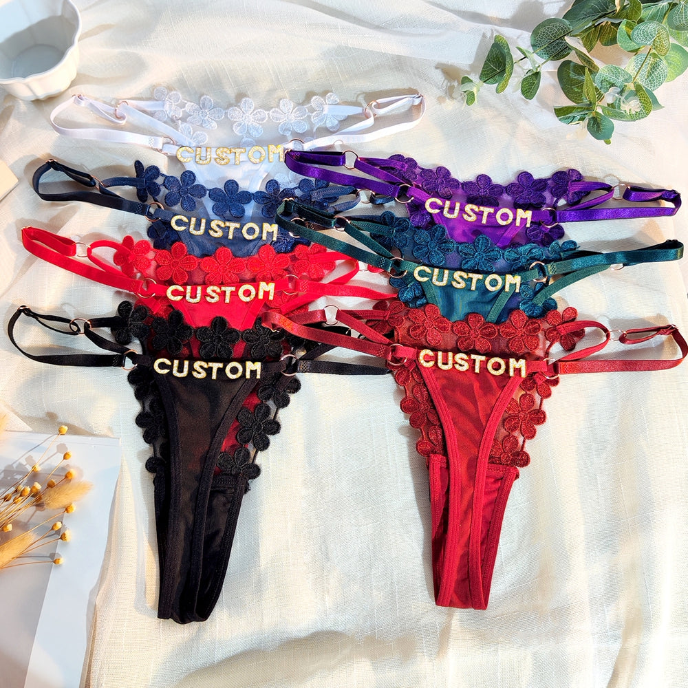 Personalized Custom Names women's lingerie