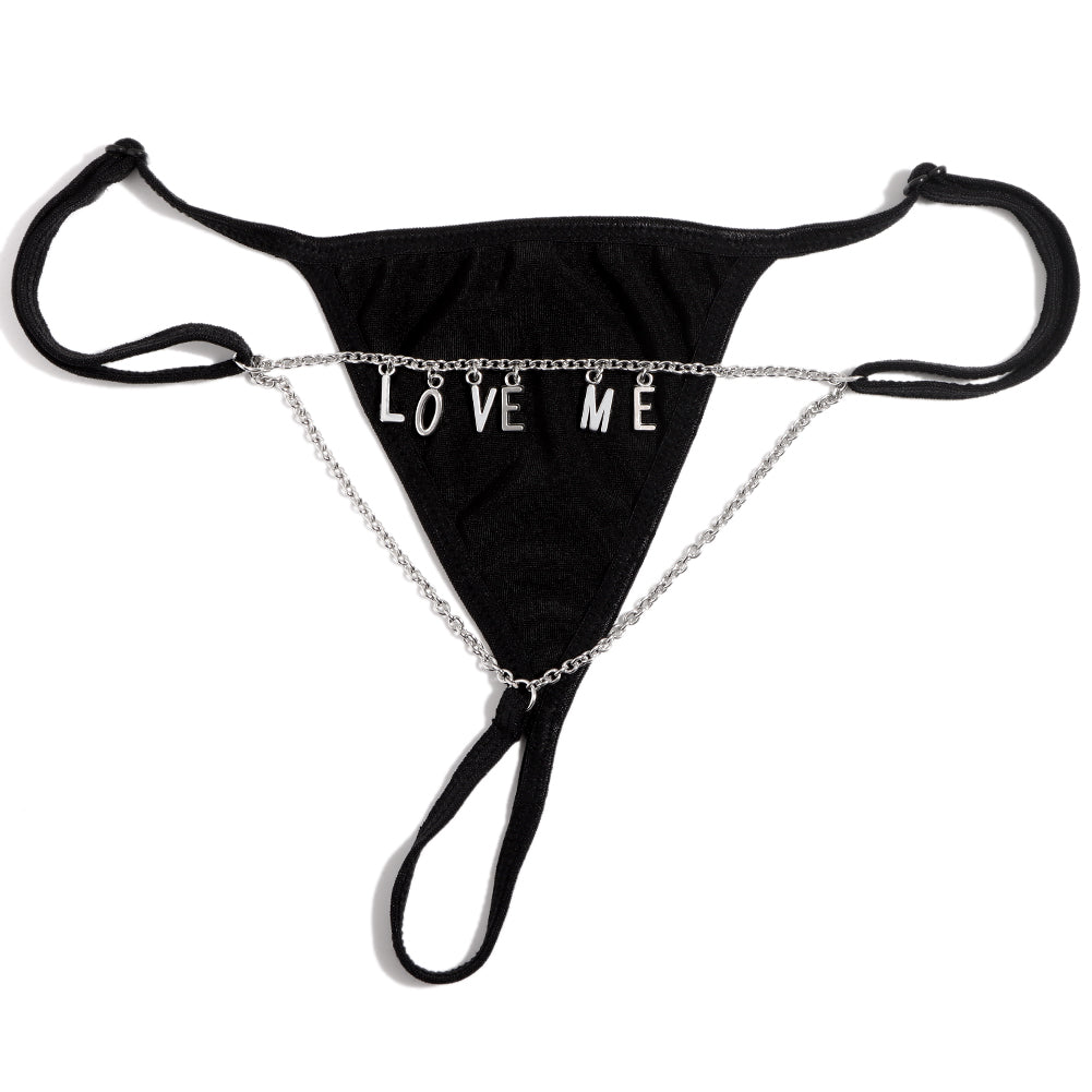Personalized Custom Letter Thong