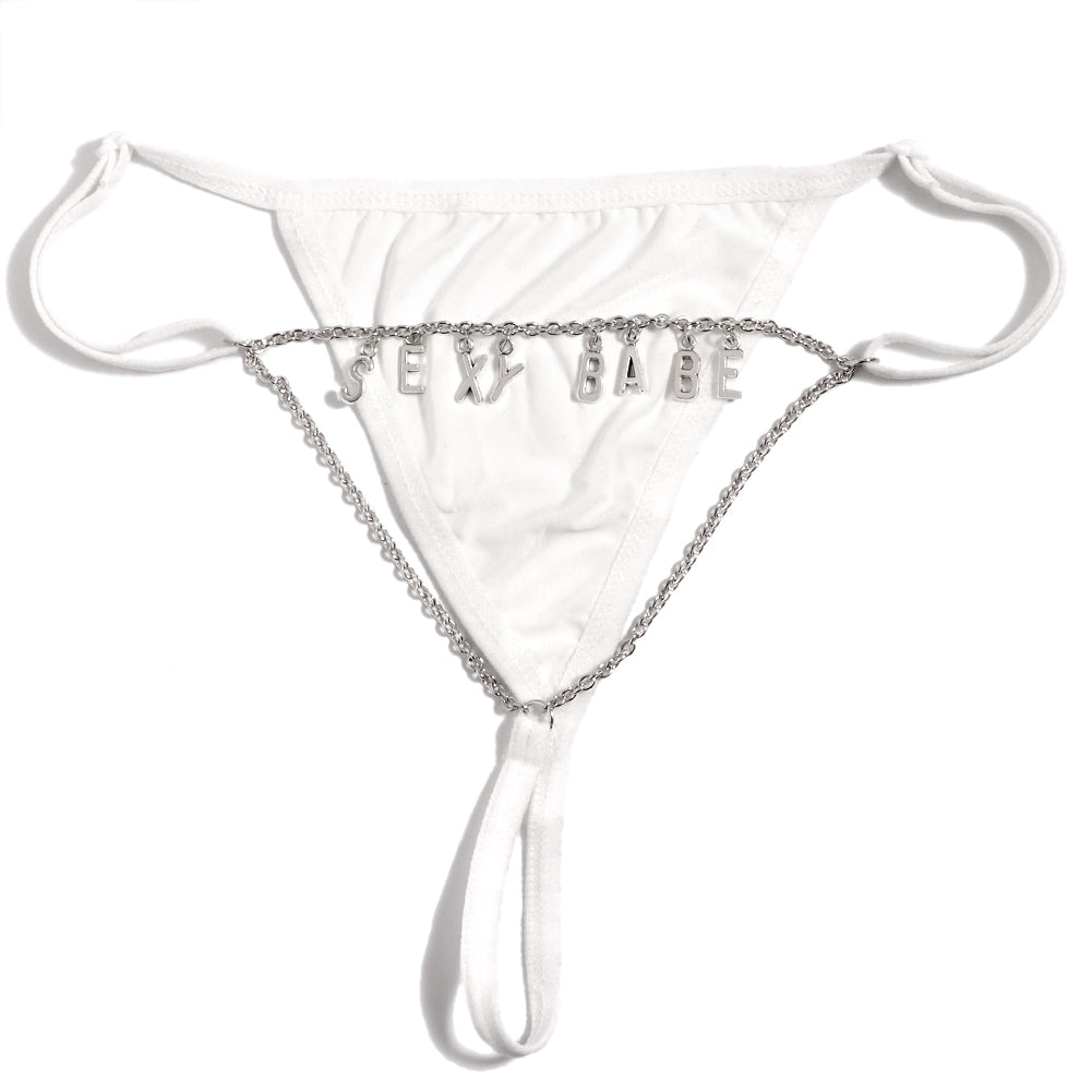 Personalized Custom Letter Thong