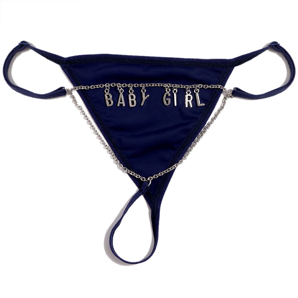 Personalized Custom Letter Thong