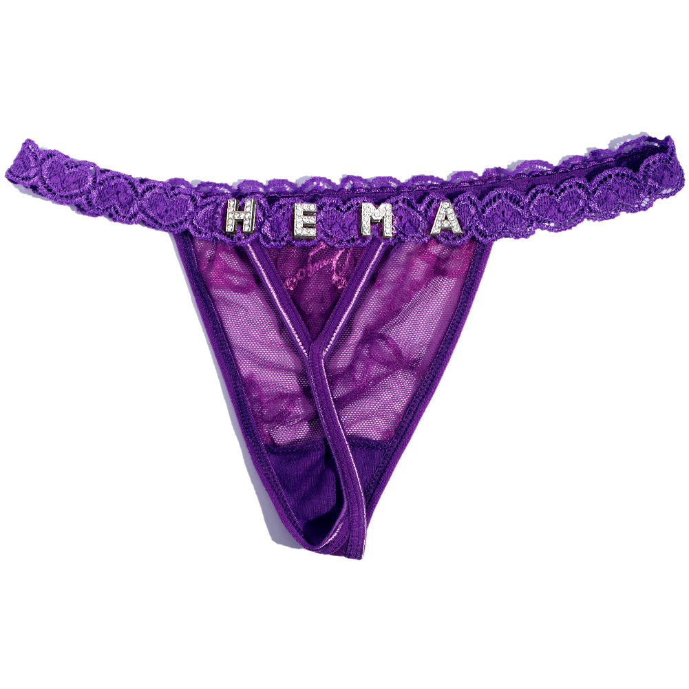 2-Pack Personalized Thongs with Names