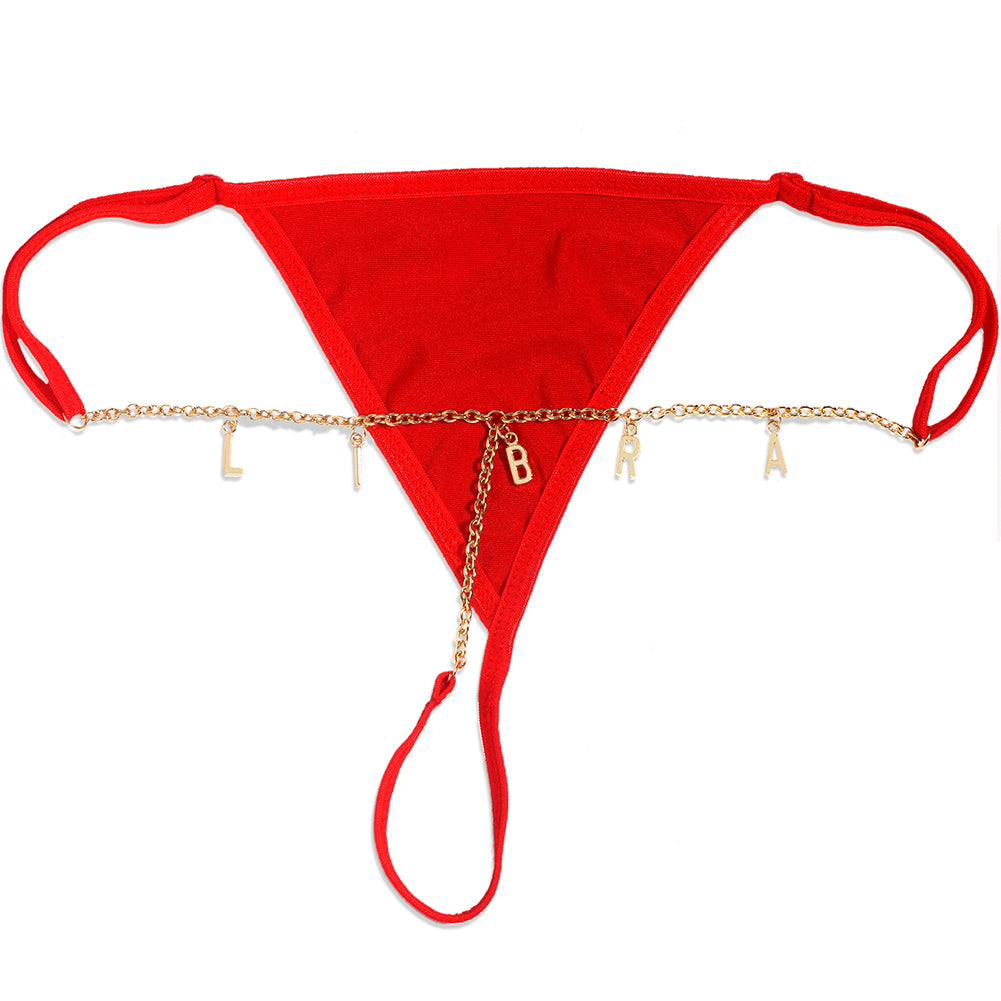 Personalized Custom LetterThongs with Names
