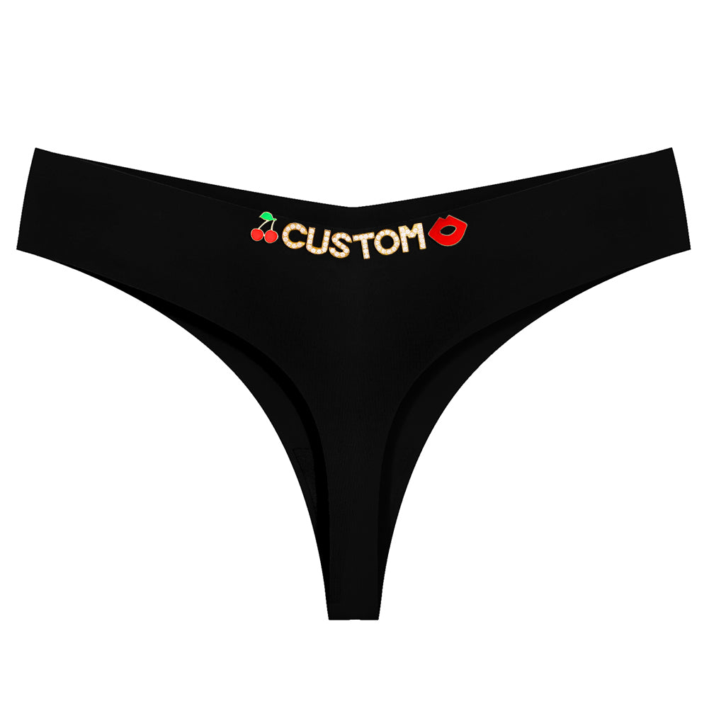 Personalized custom g-string intimate sleepwear