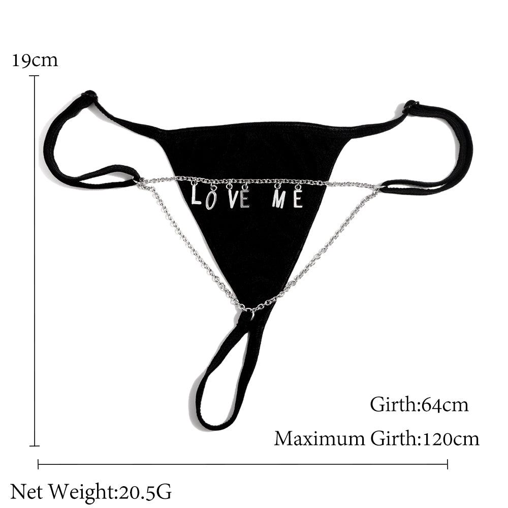 Personalized Custom Letter Thong