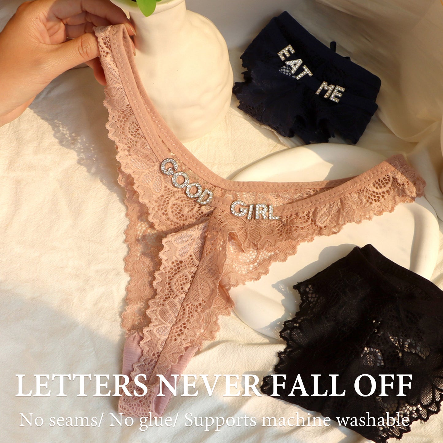 Custom letter personalized lingerie with name initials