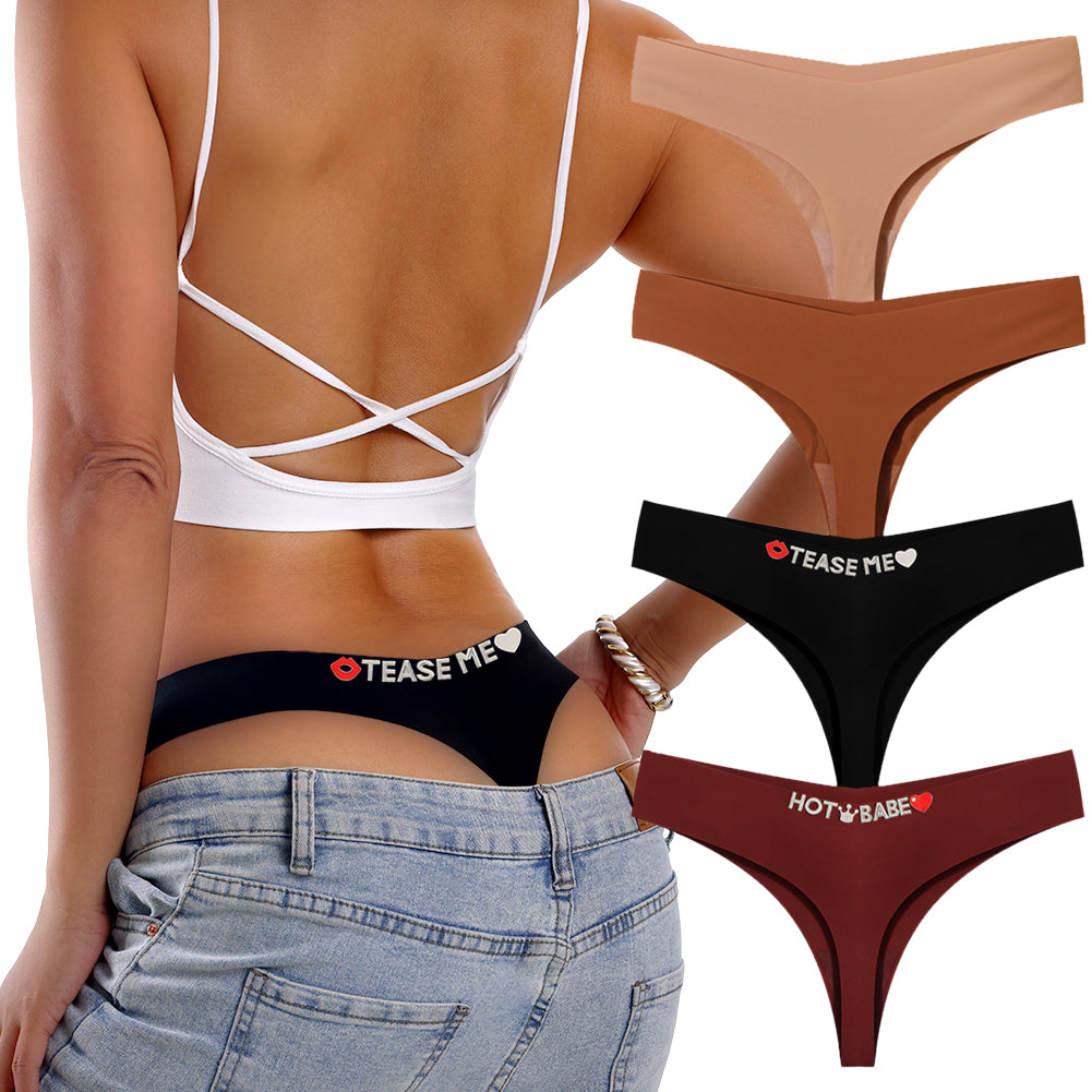 Personalized Seamless Thongs