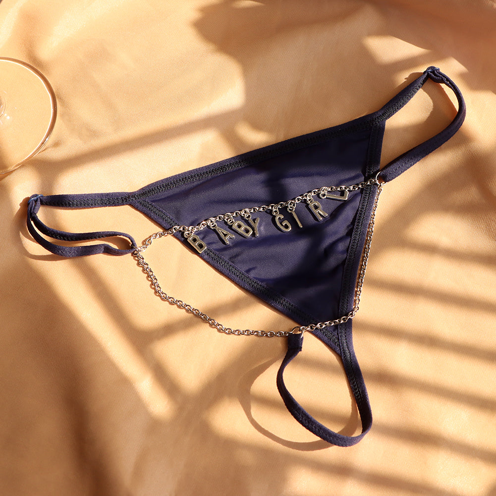 Personalized Custom Letter Thong