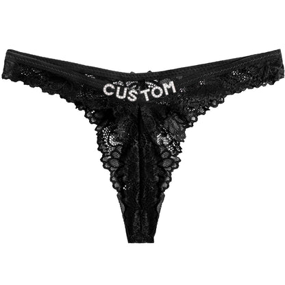 Personalized custom g-string intimate sleepwear
