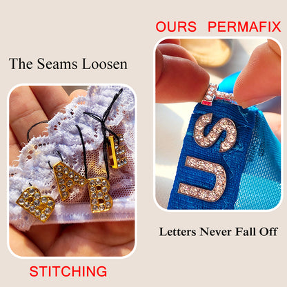 Custom Thongs with Names Bra Set