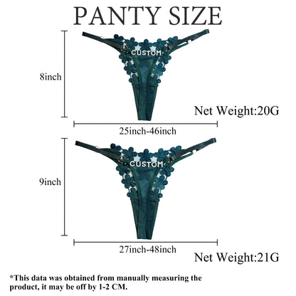 Personalized Custom Names women's lingerie