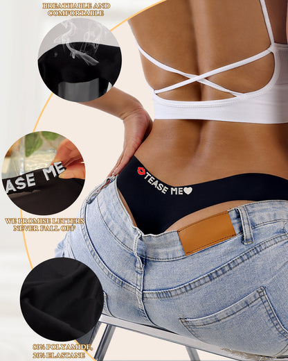 Personalized Seamless Thongs