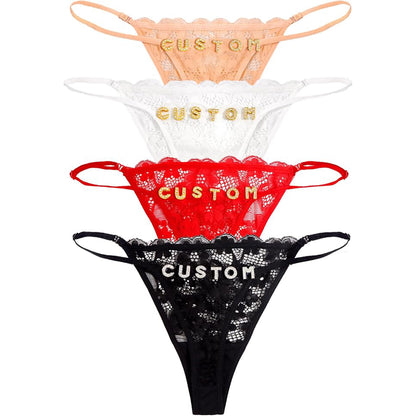 2-Pack Personalized Custom Thongs