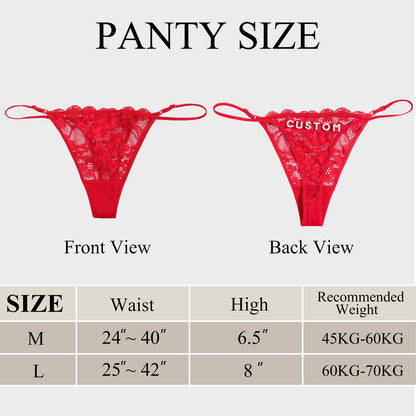 2-Pack Personalized Custom Thongs
