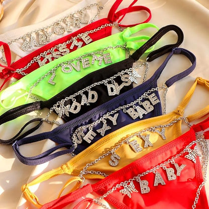 Personalized Custom Thongs with Names
