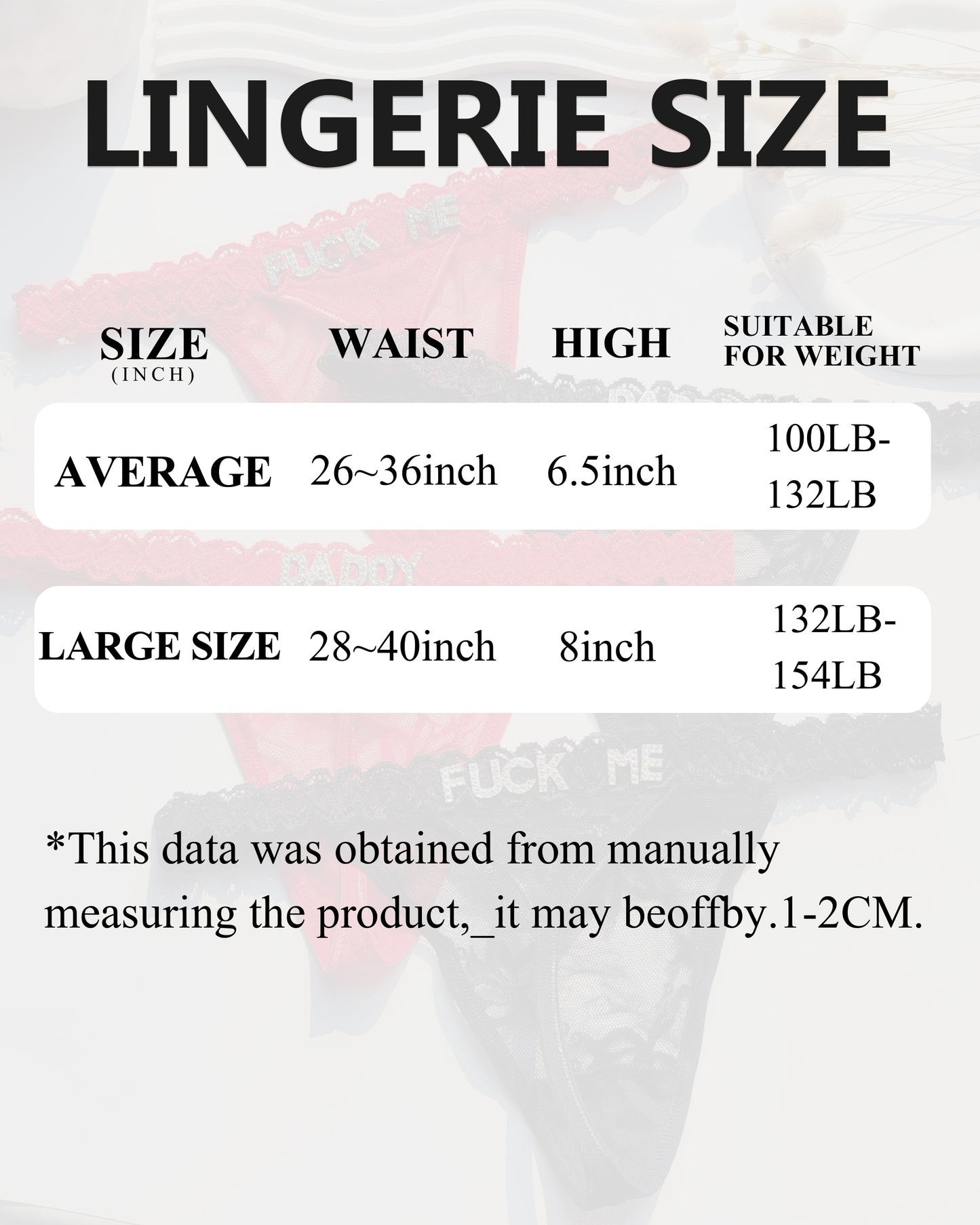 Personalized Lace Thong – Custom Name Panty