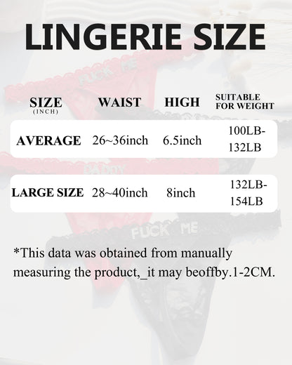 Personalized Lace Thong – Custom Name Panty