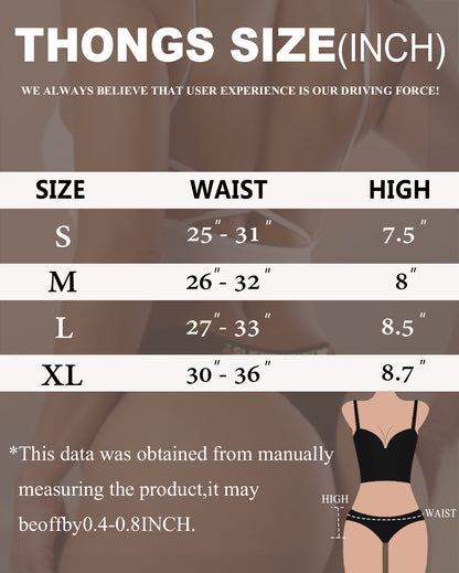 Personalized Seamless Thongs