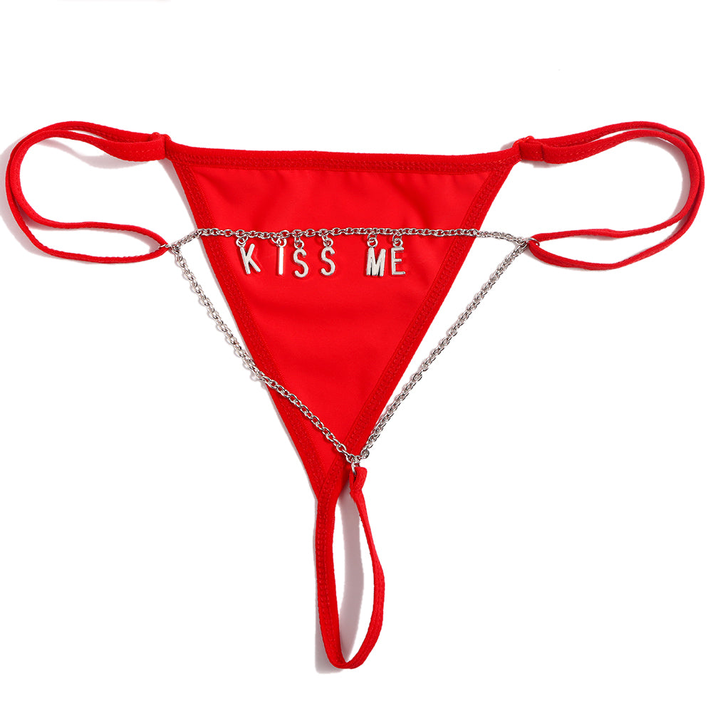 Personalized Custom Letter Thong