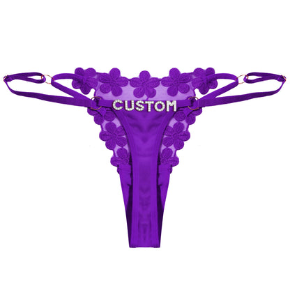 Personalized Custom Names women's lingerie