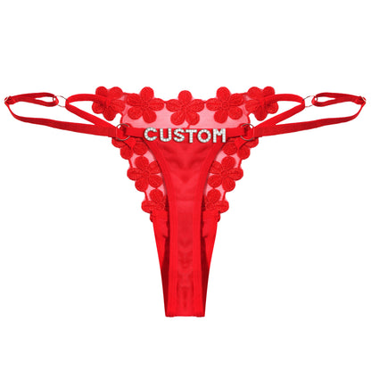 Personalized Custom Names women's lingerie