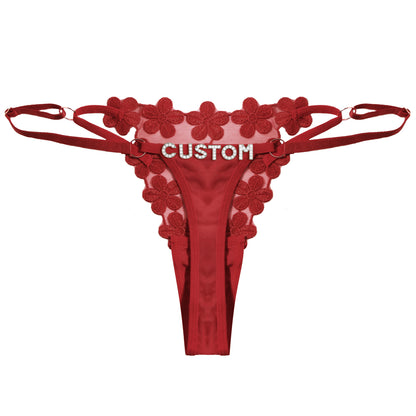 Personalized Custom Names women's lingerie
