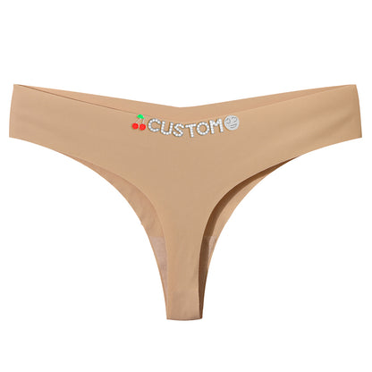 Personalized Seamless Thongs