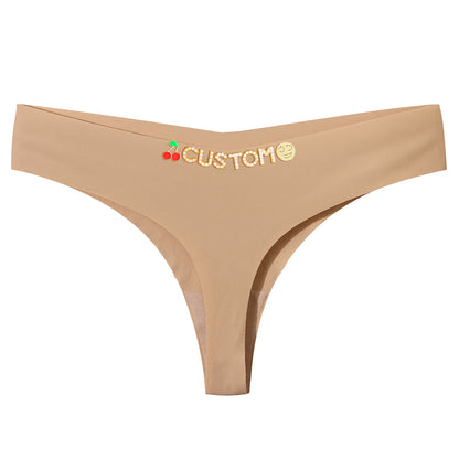 Personalized Seamless Thongs