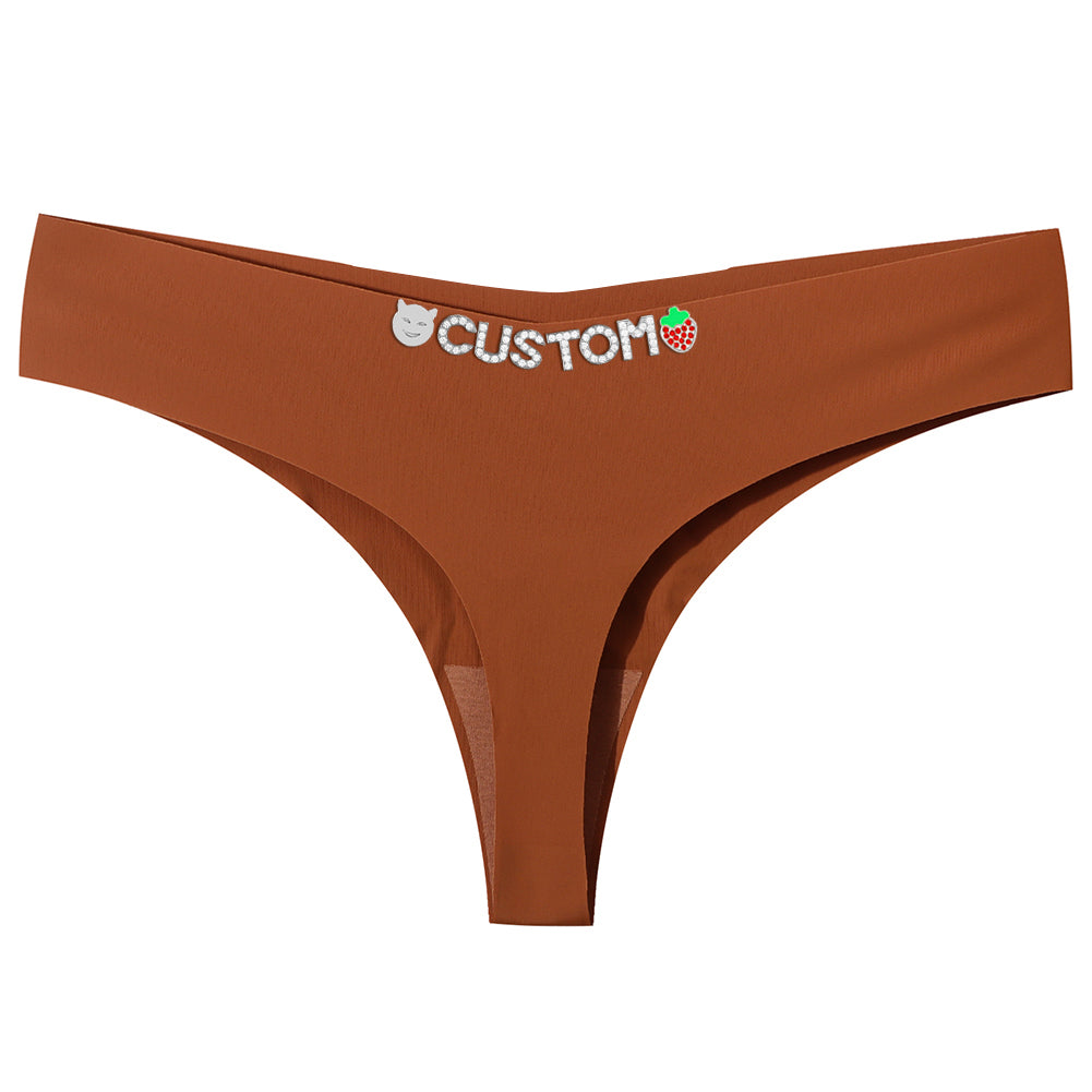 Personalized custom g-string intimate sleepwear